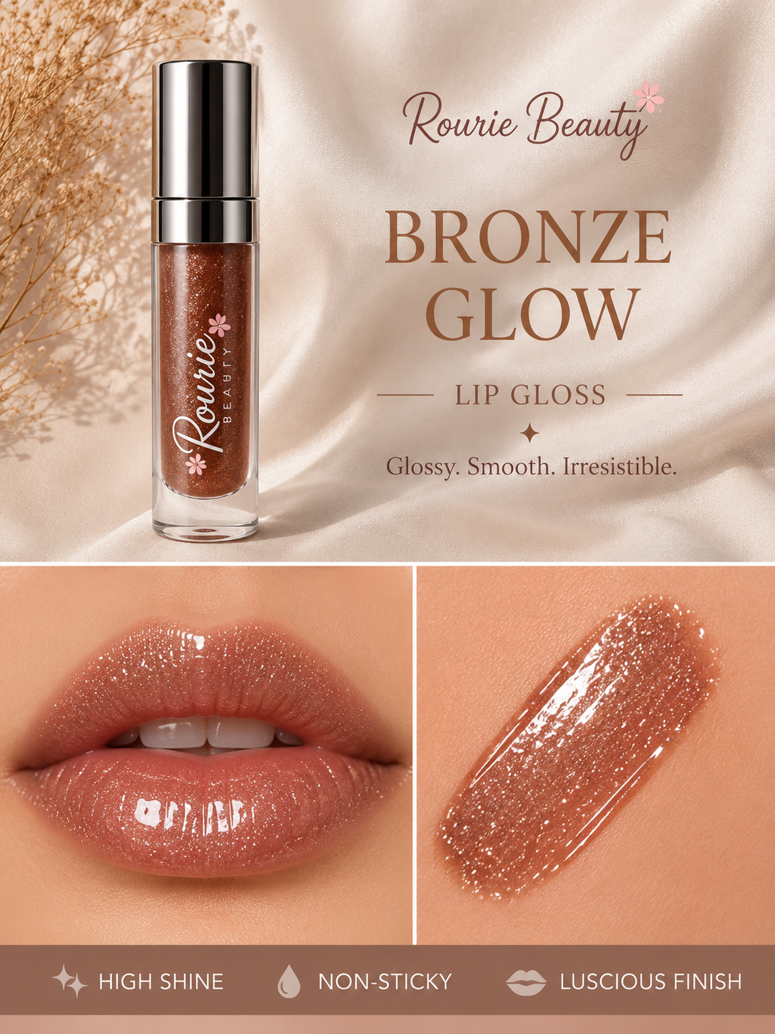 Bronze Glow Lip Gloss
