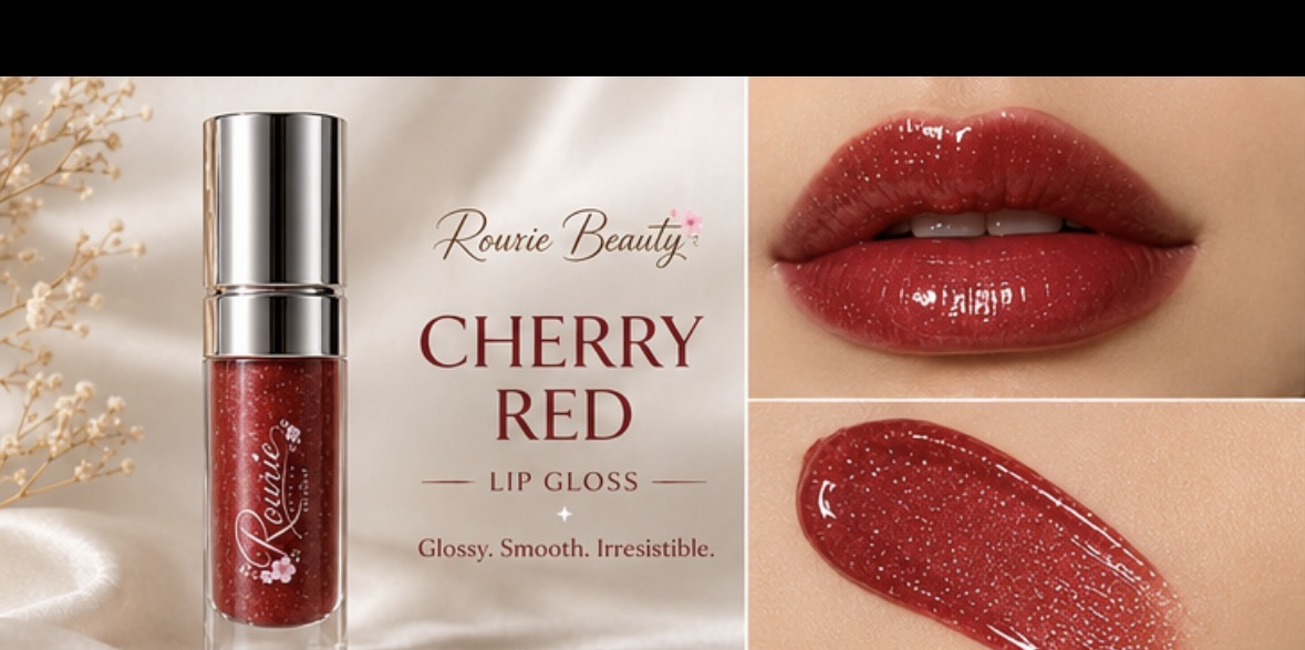 Cherry Red Lip Gloss