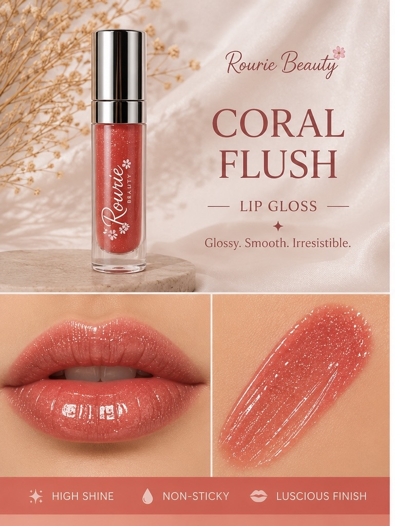 Coral Flush Lip Gloss