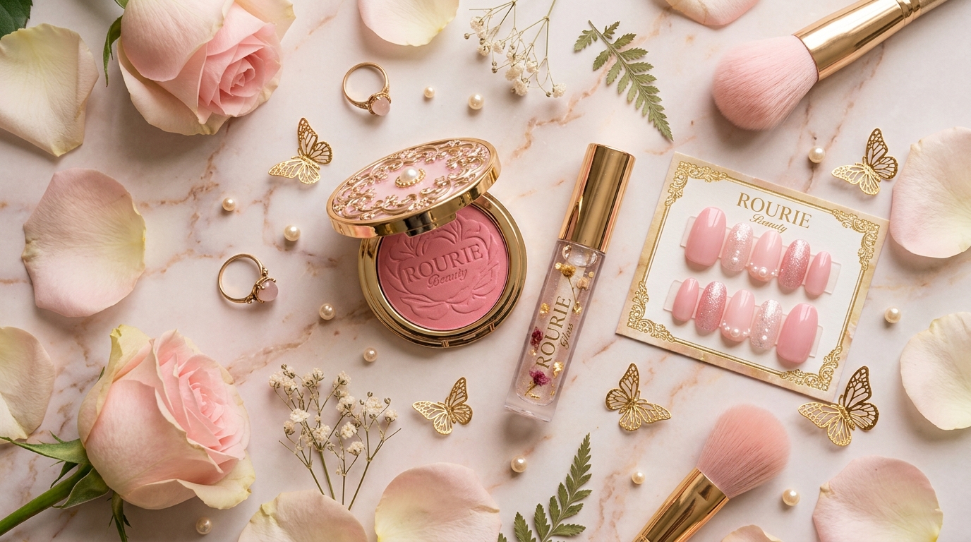 Rourie Beauty flatlay