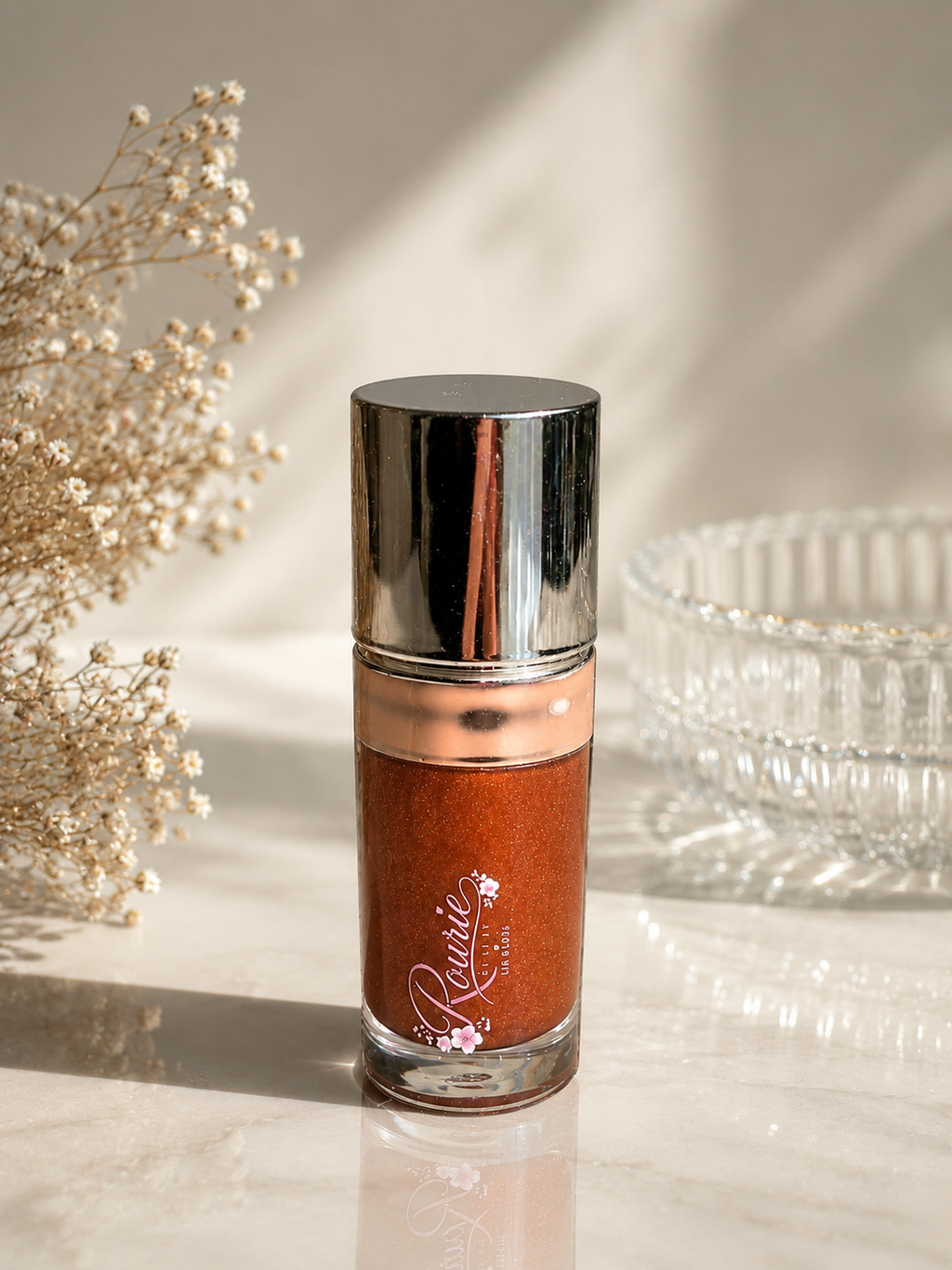 Rourie Beauty Mocha Glow Lip Gloss
