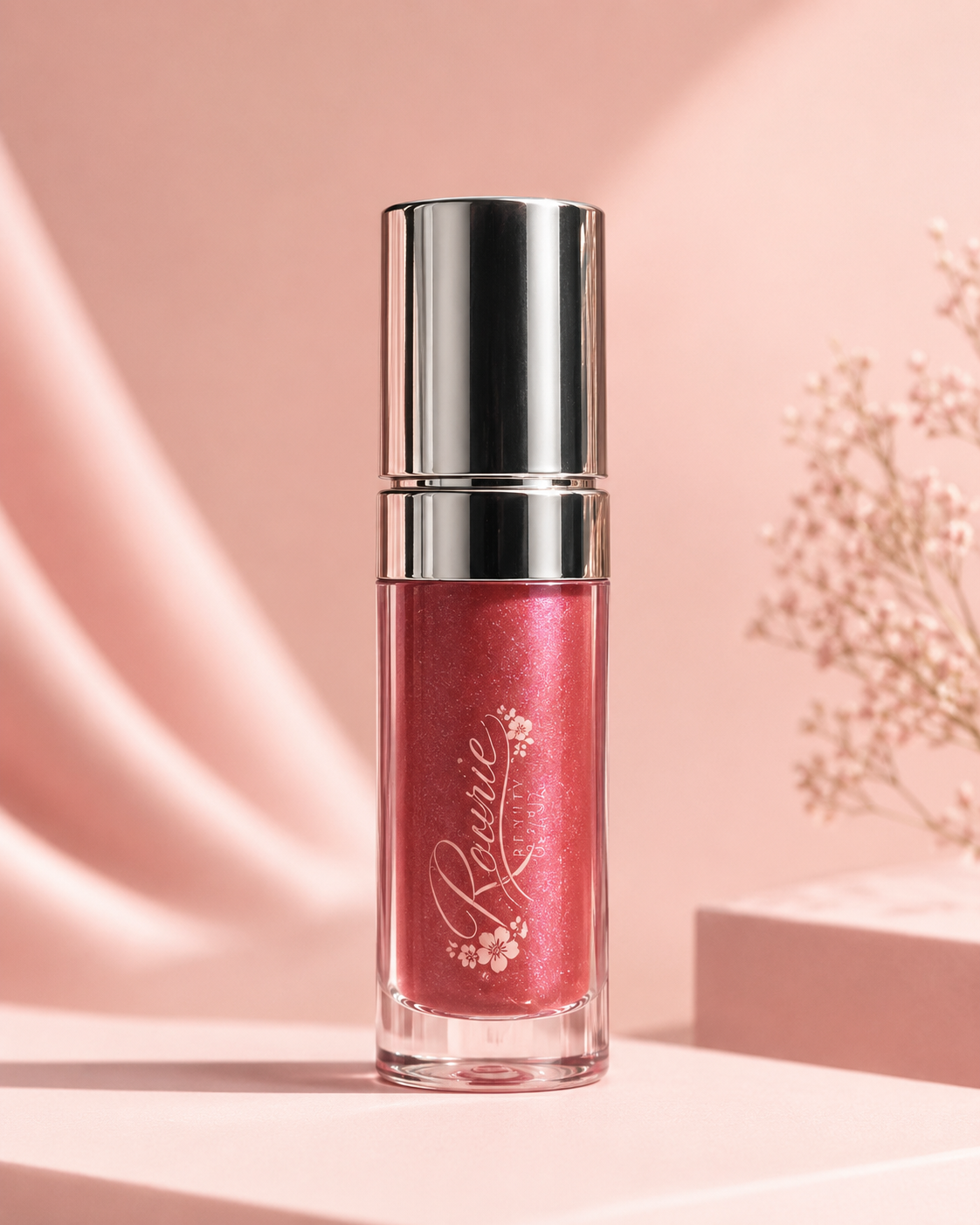 Rourie Beauty Rose Whisper Lip Gloss