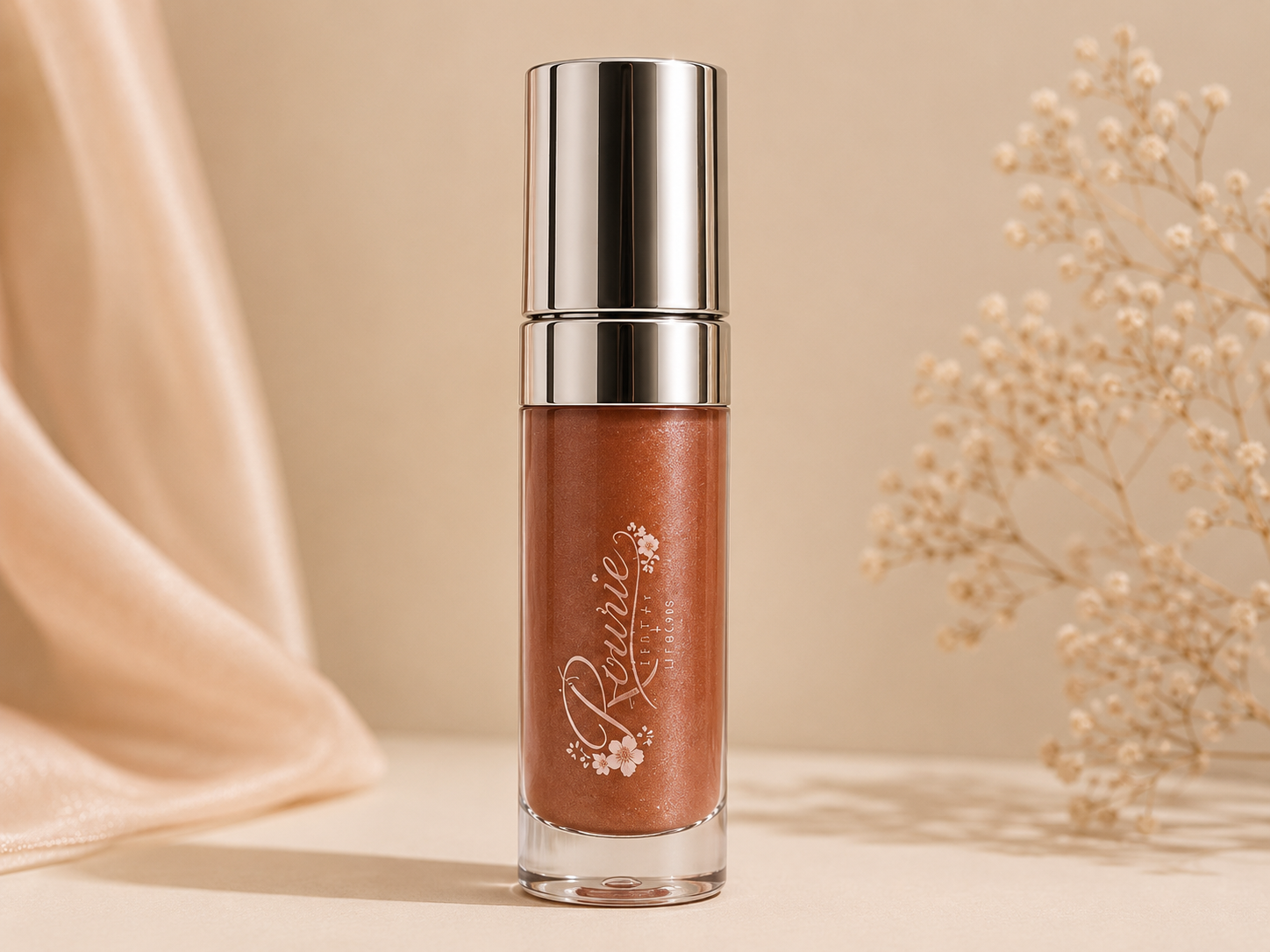 Rourie Lip Gloss - Honey Nude